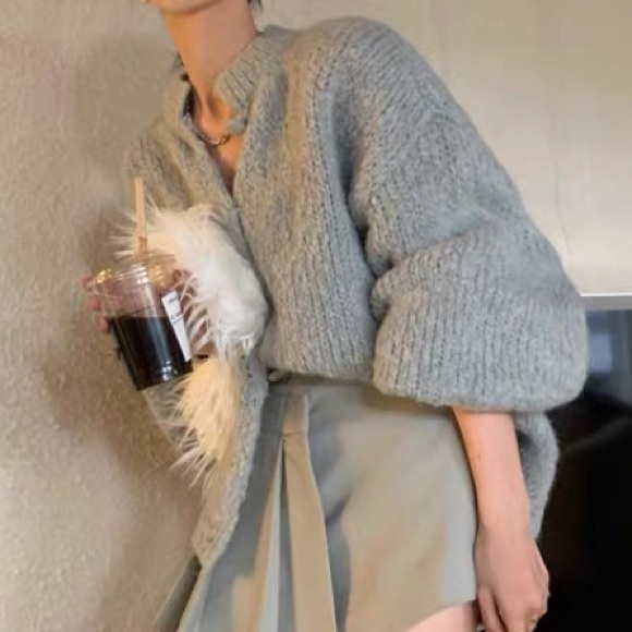 Knit cardigan
